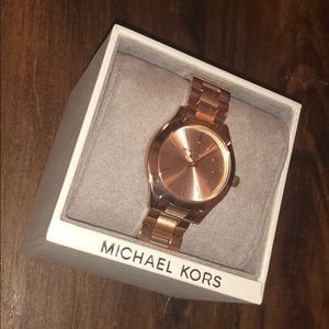 Michael Korda Watch Rose Gold